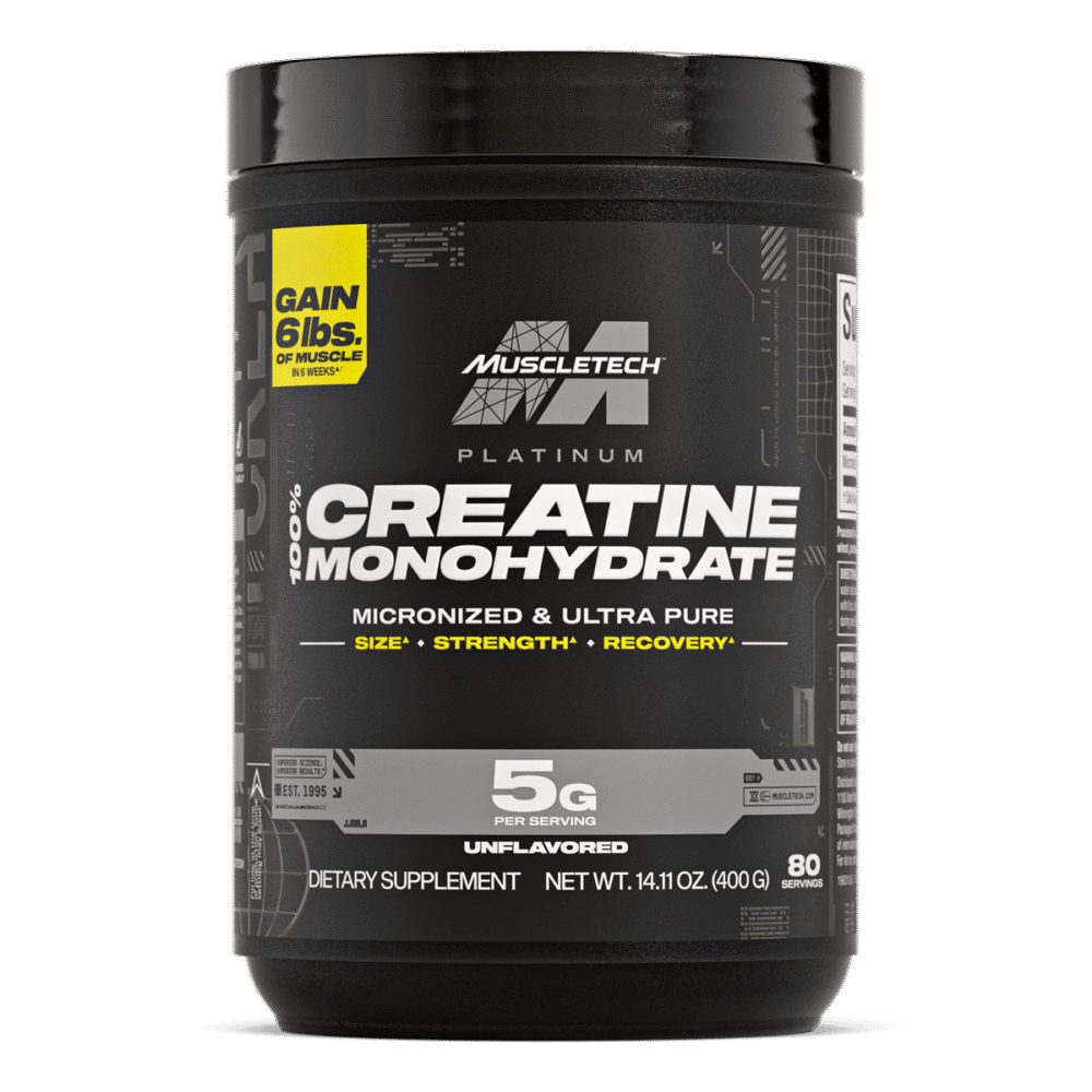 کراتین ۱۰۰ پلاتینیوم مونوهیدرات ماسلتک Creatine 100% Platinum Muscletech