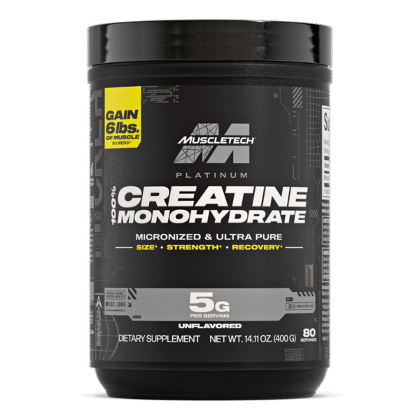 کراتین ۱۰۰ پلاتینیوم مونوهیدرات ماسلتک Creatine 100% Platinum Muscletech