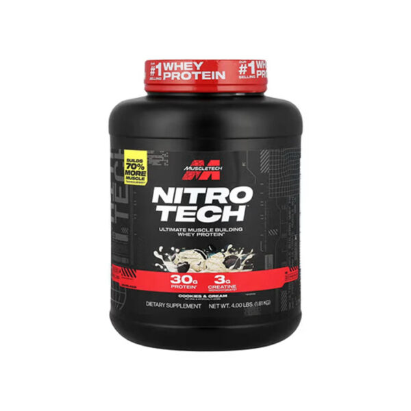 وی پروتئین نیتروتک ماسلتک Nitrotech Whey Protein Muscletech