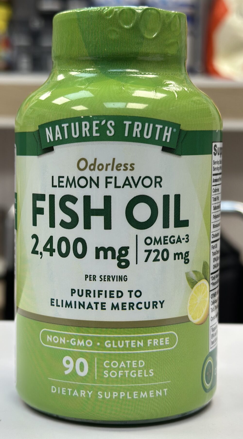 فیش اویل طعم دار نچرز تروث ۹۰ عدد FISH OIL NATUTE'S TRUTH 90