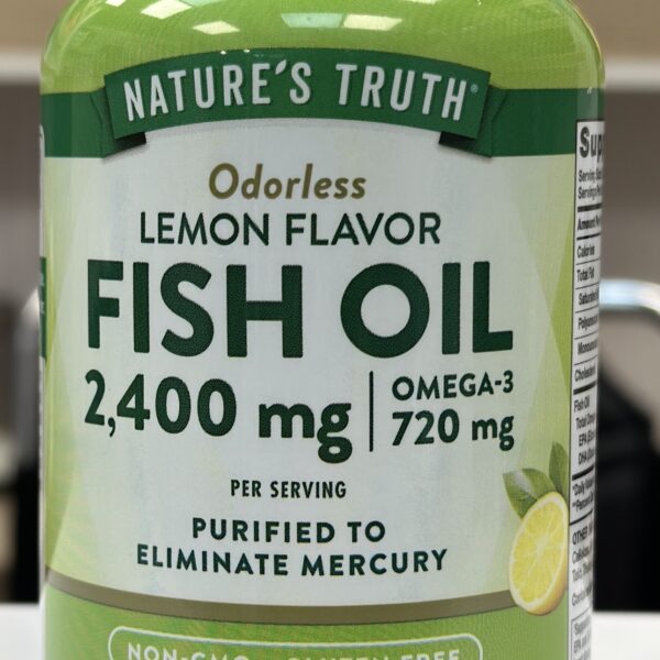 فیش اویل طعم دار نچرز تروث ۹۰ عدد FISH OIL NATUTE'S TRUTH 90