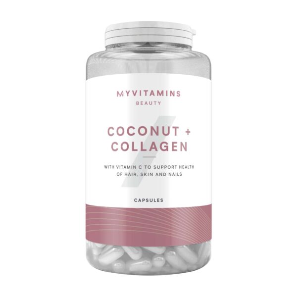 کوکونات کلاژن مای پروتئین ۱۸۰ عدد COCONUT+COLLAGEN MYPROTEIN
