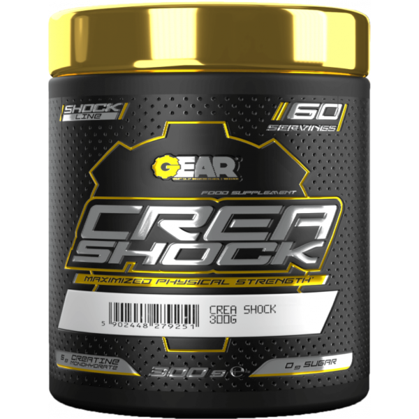 کراتین مونوهیدرات ۳۰۰ گرمی گیر CREA SHOCK 300G GEAR