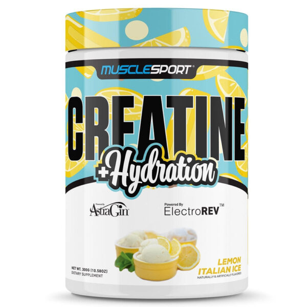 کراتین مونوهیدرات هیدراسیون ماسل اسپورت CREATINE+HYDRATION MUSCLESPORT