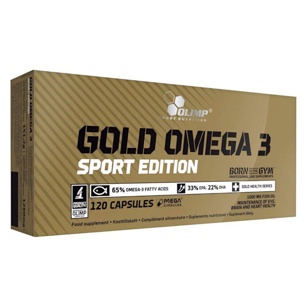 امگا ۳ گلد ۱۲۰ عددی الیمپ GOLD OMEGA 3 SPORT EDITION 120 CAPSULES OLIMP