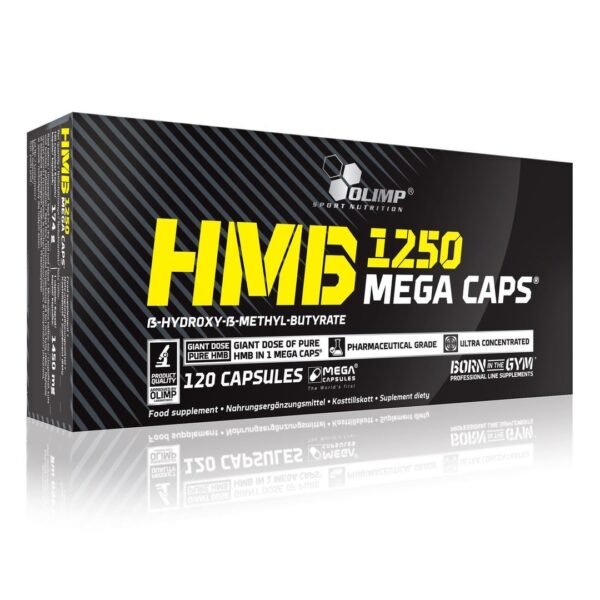 اچ ام بی ۱۲۵۰ ۱۲۰ عددی الیمپ HMB 1250 MEGA CAPS 120 CAPSULES OLIMP