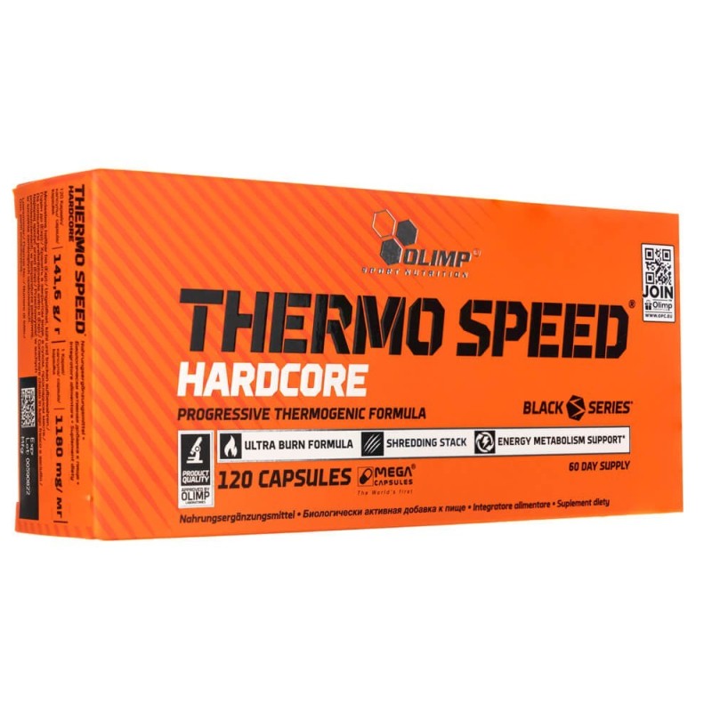 چربی سوز ترمو اسپید هاردکور ۱۲۰ عددی الیمپ THERMO SPEED HARDCORE 120 CAPSULES OLIMP