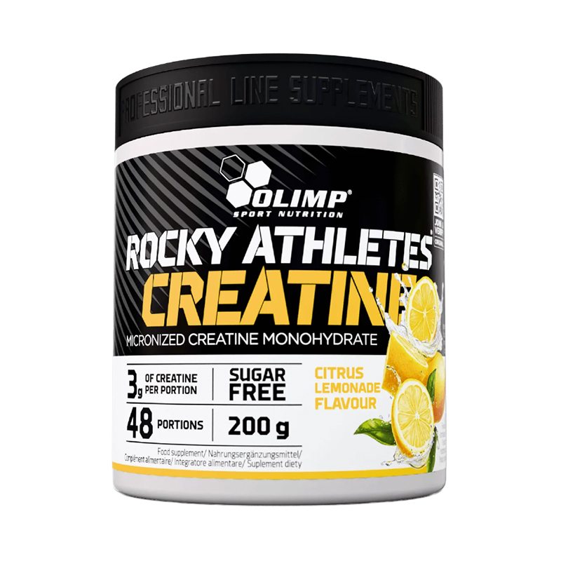 کراتین مونوهیدرات راکی ۲۰۰ گرمی الیمپ ROCKY ATHLETES CREATINE 200G OLIMP